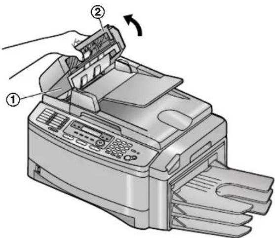 PANASONIC KX-FLB851G - Reinigung der Rollen des Dokumenteneinzugs - 1