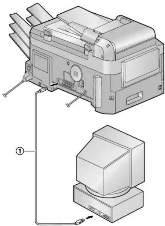 PANASONIC KX-FLB851G - ① USB-Kabel - 1