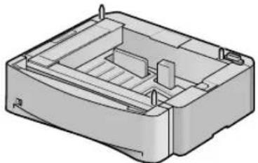 PANASONIC KX-FLB851G - Verwendung des optionalen Einzugsfach - 1