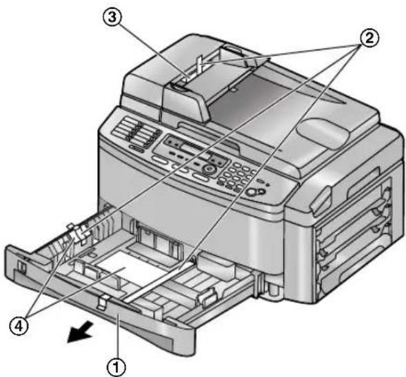 PANASONIC KX-FLB851G - Entfernen der Transportsicherung - 1