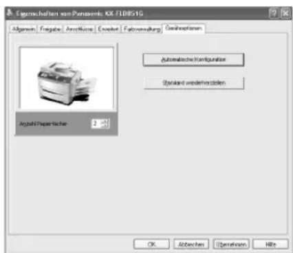 PANASONIC KX-FLB851G - Einrichten des optionalen Eingabefachs - 1