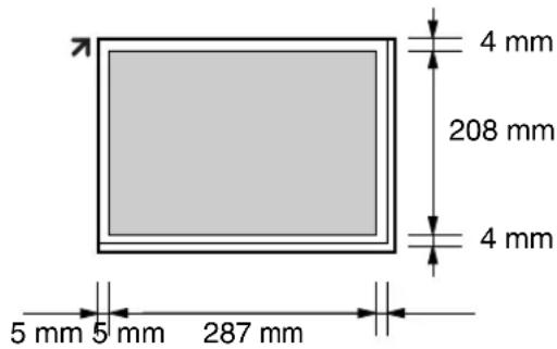 PANASONIC KX-FLB851G - Effektive Scanfläche - 1