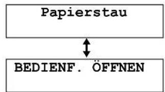 PANASONIC KX-FLB851G - Wenn sich das Aufzeichnungspapier im Geräteinnern staut - 1