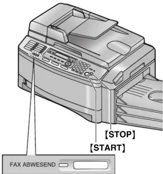 PANASONIC KX-FLB851G - Aktivieren des TEL-Modus - 1