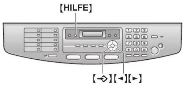 PANASONIC KX-FLB851G - Hilfefunktion - 1