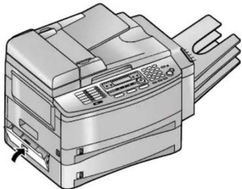 PANASONIC KX-FLB851G - Wenn der Papierstau in der Nähe des optionalen Eingabefachs auftritt - 4