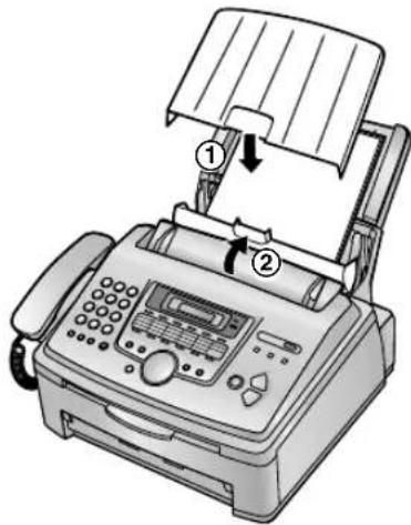PANASONIC KX-FL611G - Wenn sich das Aufzeichnungspapier an der Papierausgabe staut: - 8