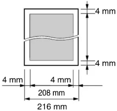 PANASONIC KX-FL611G - Effektive Scanfläche - 1