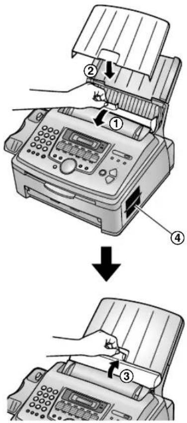 PANASONIC KX-FL611G - Papierhalter und Papierhalterabdeckung - 2