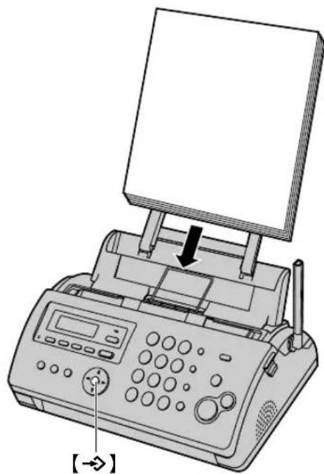 PANASONIC KX-FC275G - Wenn das Aufzeichnungspapier nicht einwandfrei vom Gerät eingezogen wird - 1