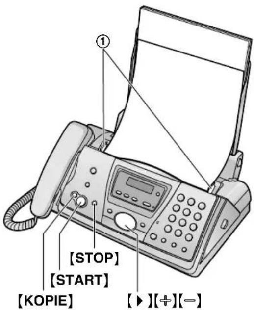 PANASONIC KX-FC245G - Erstellen einer Kopie - 1