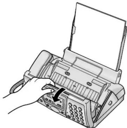PANASONIC KX-FC245G - Reinigung des Dokumenteneinzugs / Vorlagenglases des Scanners - 1