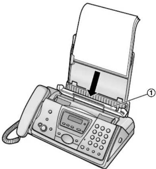 PANASONIC KX-FC245G - Aufzeichnungspapier nicht einwandfrei vom Gerät eingezogen wird - 1