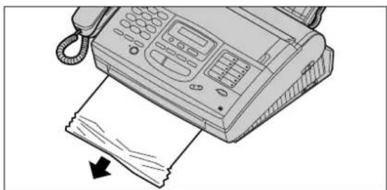 PANASONIC KX-F1830G - Entfernen von Papier nahe der Dokumentenausgabe \_\_\_\_ - 2
