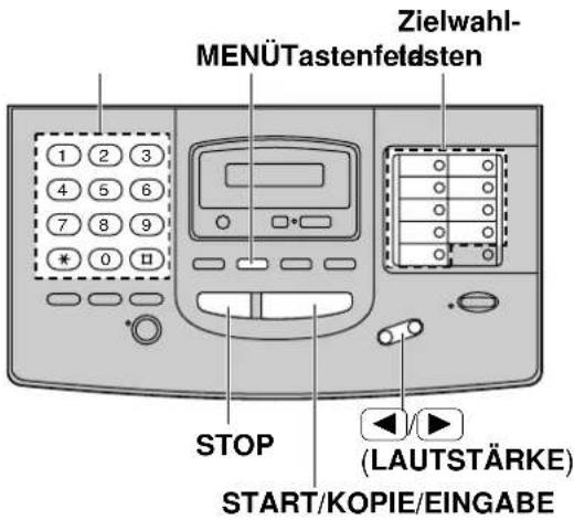PANASONIC KX-F1830G - Fehlerhafte Eingabe beim Programmieren korrigieren - 1