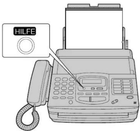 PANASONIC KX-F1830G - HILFE-Funktion - 1