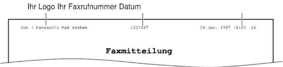 PANASONIC KX-F1830G - HILFE-Funktion - 2