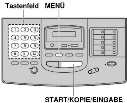 PANASONIC KX-F1830G - Fernabfragecode für den Anrufbeantworter festlegen - 1
