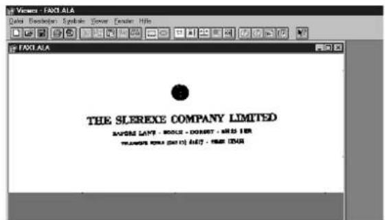 PANASONIC KX-F1830G - Vorschau auf die erste Seite eines empfangenen Faxes - 2