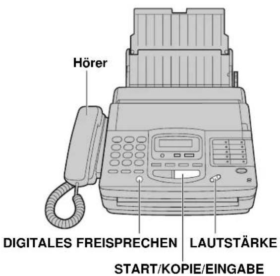 PANASONIC KX-F1830G - Gespräche entgegennehmen - 1