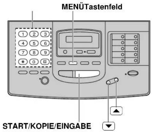 PANASONIC KX-F1830G - Wahlverfahren festlegen - 1