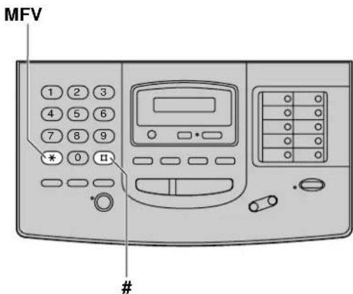 PANASONIC KX-F1830G - Hinweis: - 1