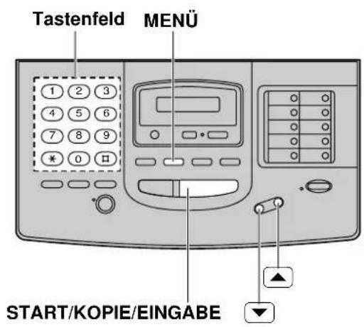 PANASONIC KX-F1830G - Aufzeichnungszeit für eingehende Nachrichten festlegen - 1