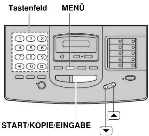 PANASONIC KX-F1830G - Fax-Bedienerführung einstellen - 2