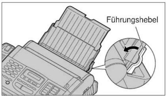 PANASONIC KX-F1830G - Papier einlegen - 3