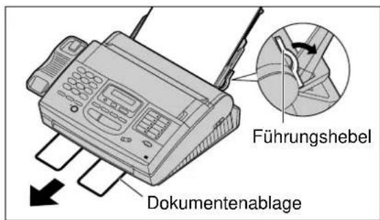 PANASONIC KX-F1830G - Papier einlegen - 6
