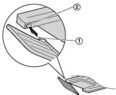 PANASONIC KX-FLB881 - If the top part of the extender is detached - 1