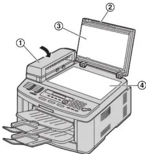 PANASONIC KX-FLB881 - White plates and scanner glass - 4