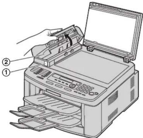 PANASONIC KX-FLB881 - White plates and scanner glass - 2