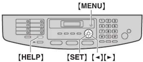 PANASONIC KX-FLB881 - Help function - 1