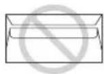 PANASONIC KX-FLB881 - Do not use envelopes with any of the following characteristics (using these may result in paper jams): - 3