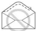 PANASONIC KX-FLB881 - Do not use envelopes with any of the following characteristics (using these may result in paper jams): - 2