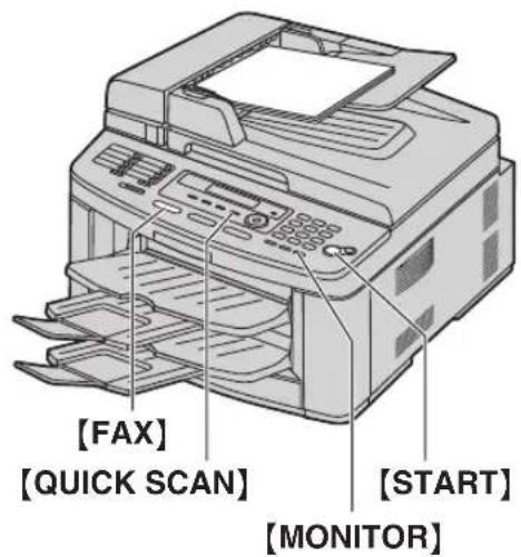 PANASONIC KX-FLB881 - Using the auto document feeder - 1