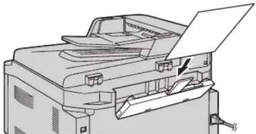 PANASONIC KX-FLB881 - When the recording paper in the manual input tray is not fed into the unit properly - 1