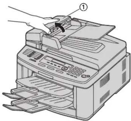 PANASONIC KX-FLB881 - Cleaning the document feeder rollers - 1