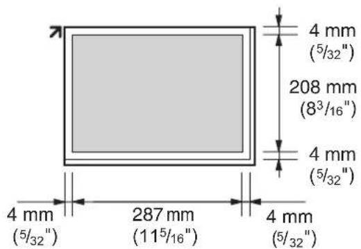 PANASONIC KX-FLB881 - Effective scanning area - 1