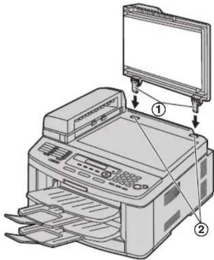 PANASONIC KX-FLB881 - If the document cover comes off from the unit - 3
