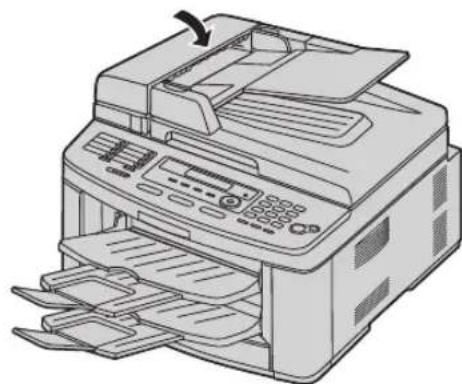 PANASONIC KX-FLB881 - Cleaning the document feeder rollers - 4