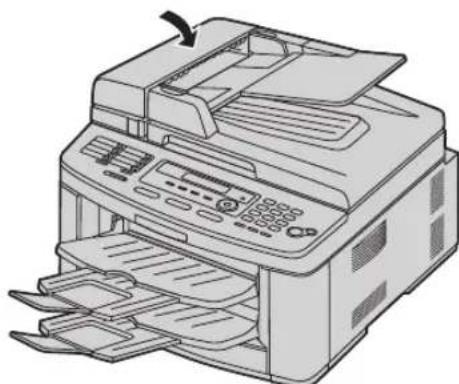 PANASONIC KX-FLB881 - Close the ADF cover. - 1