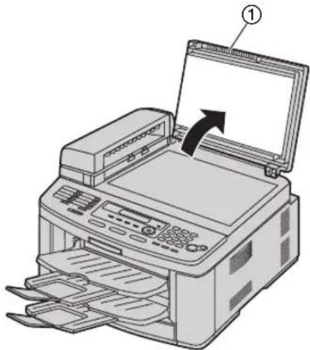 PANASONIC KX-FLB881 - White plates and scanner glass - 1