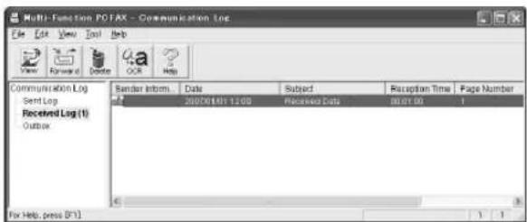 PANASONIC KX-FLB881 - Viewing a received document - 1