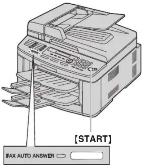 PANASONIC KX-FLB881 - Activating TEL mode - 1