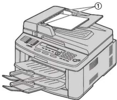 PANASONIC KX-FLB881 - Using the auto document feeder - 1