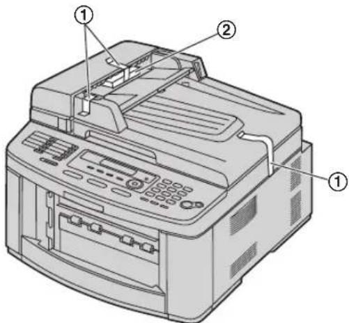 PANASONIC KX-FLB881 - Removing the shipping tape - 1