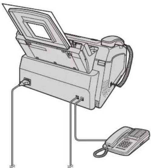 PANASONIC KX-FL421 - Empfang von Telefonanrufen und Faxnachrichten - 1