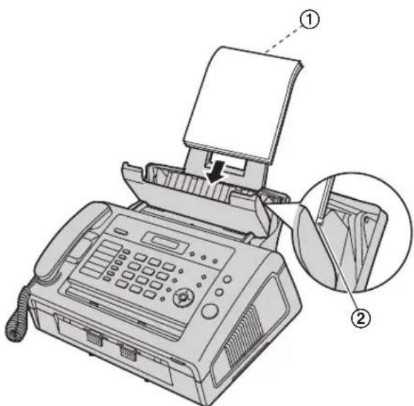 PANASONIC KX-FL421 - Hinweis bezüglich des Papiers: - 3